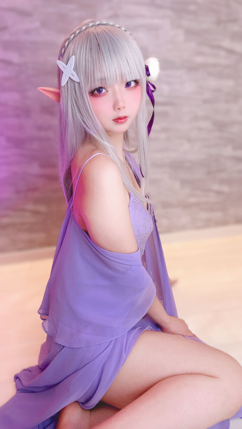 【リゼ エミ◯ア】夜はこれからよ💜-erohere22.jpg