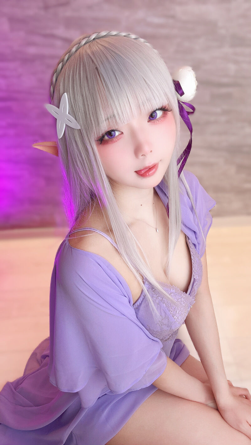 【リゼ エミ◯ア】夜はこれからよ💜-erohere42.jpg