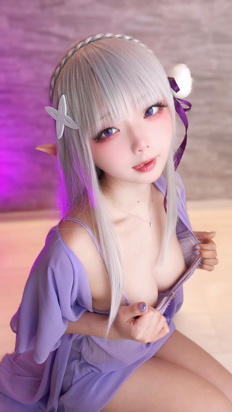 【リゼ エミ◯ア】夜はこれからよ💜-erohere43.jpg