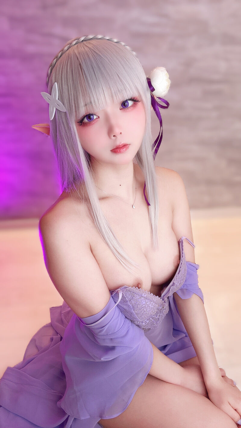 【リゼ エミ◯ア】夜はこれからよ💜-erohere46.jpg