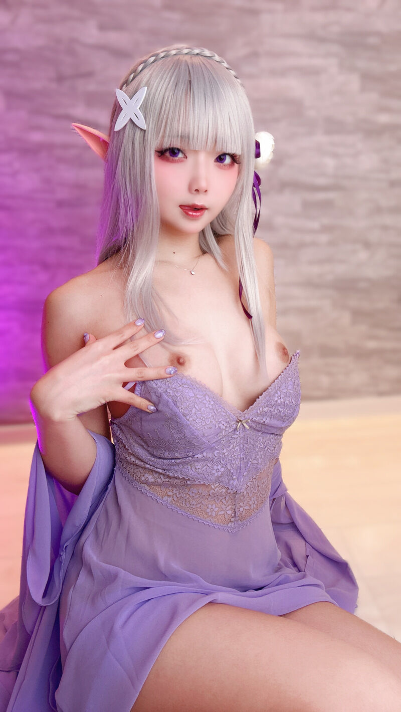 【リゼ エミ◯ア】夜はこれからよ💜-erohere51.jpg