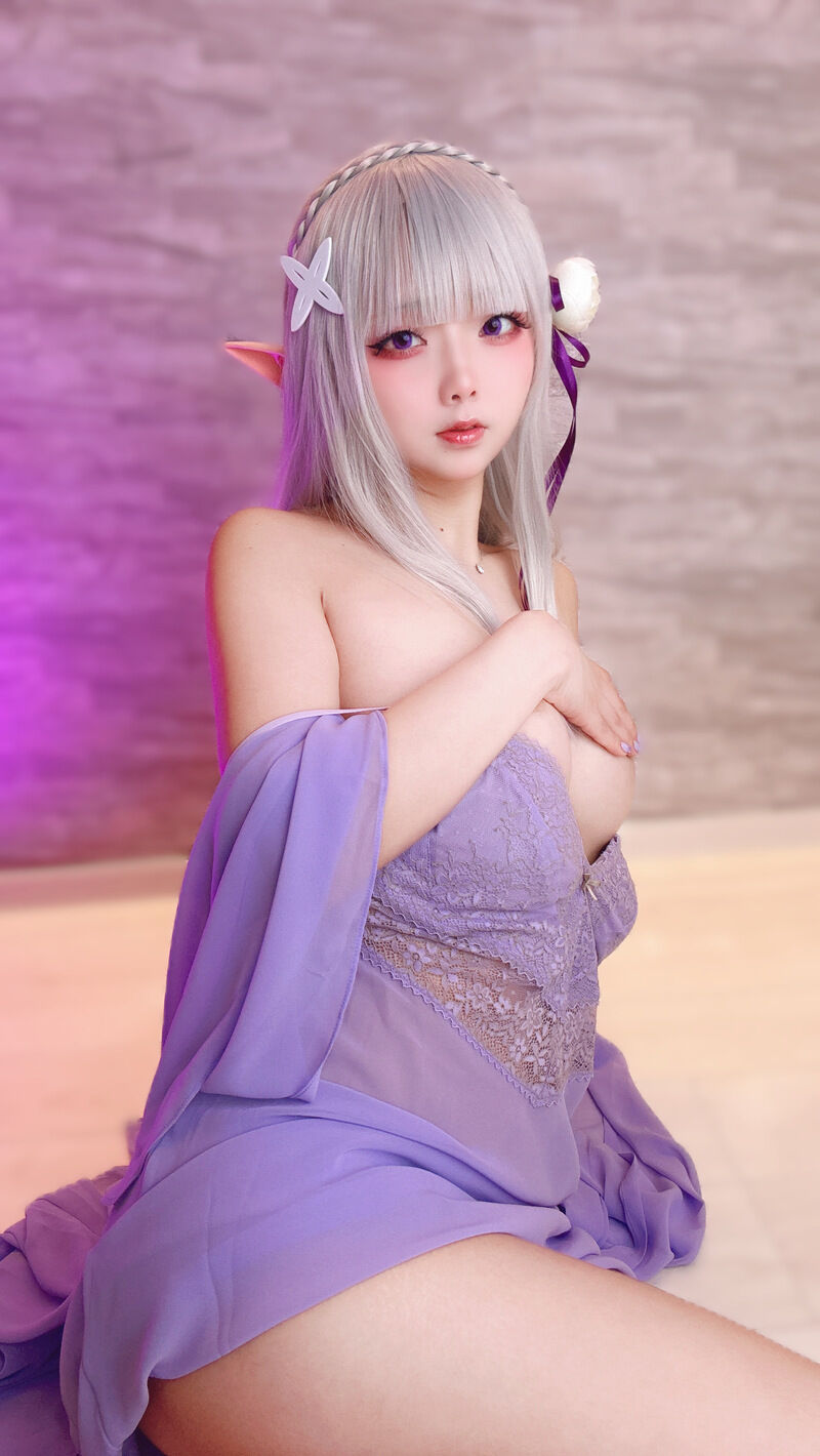 【リゼ エミ◯ア】夜はこれからよ💜-erohere53.jpg