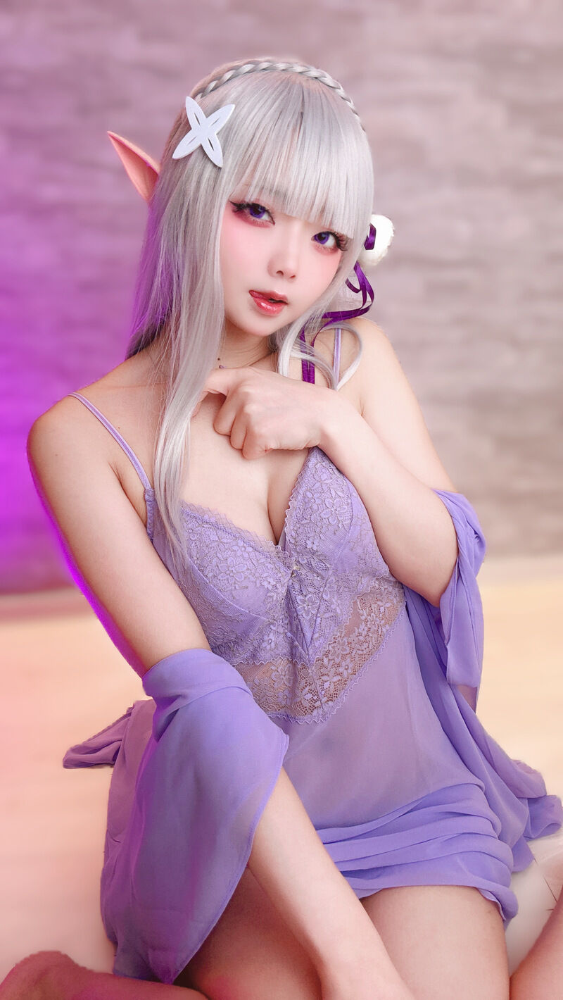 【リゼ エミ◯ア】夜はこれからよ💜-erohere61.jpg