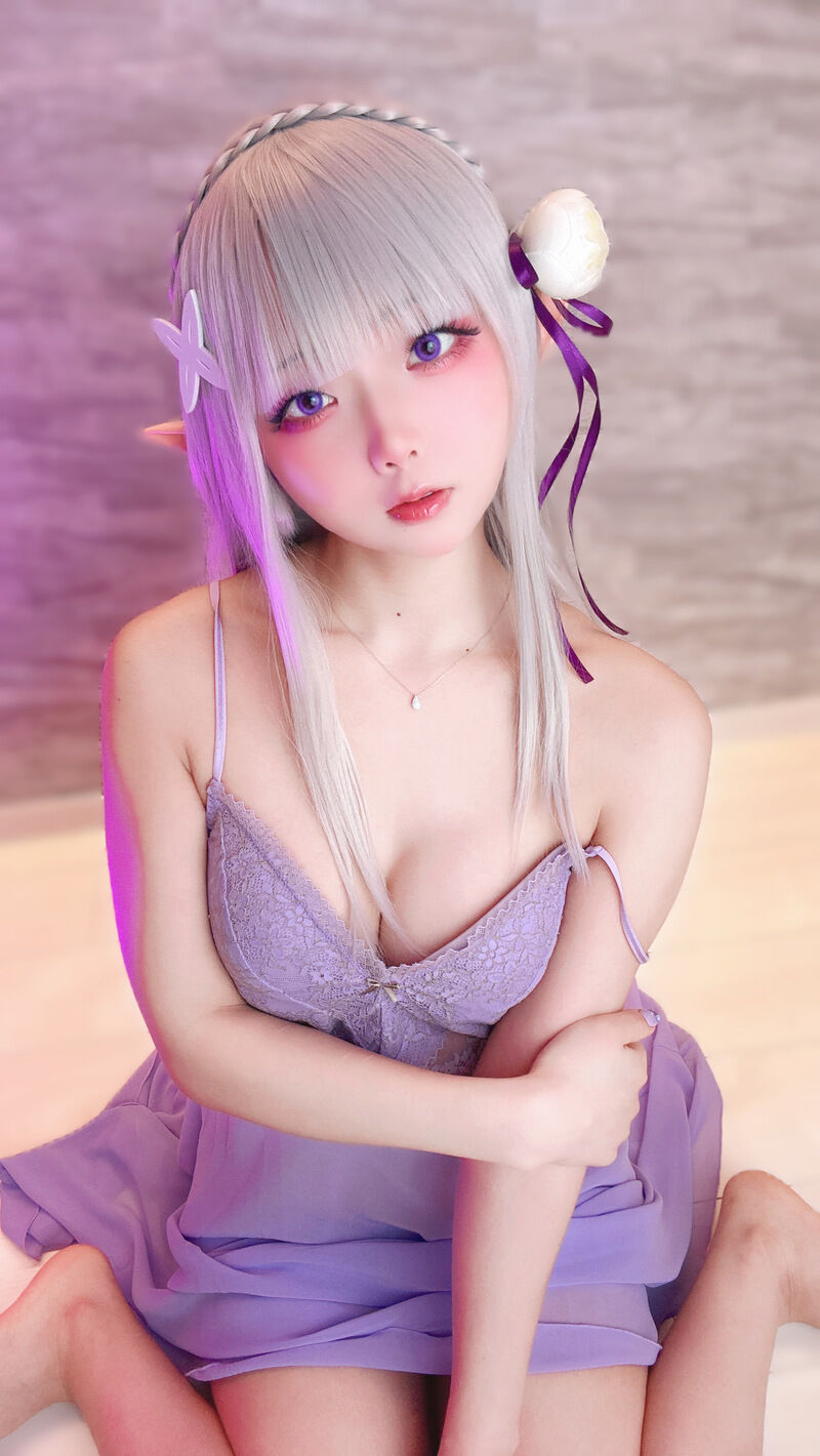 【リゼ エミ◯ア】夜はこれからよ💜-erohere81.jpg