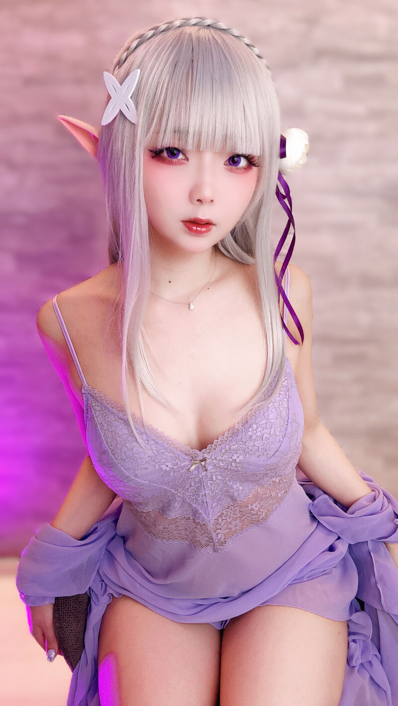【リゼ エミ◯ア】夜はこれからよ💜-erohere92.jpg