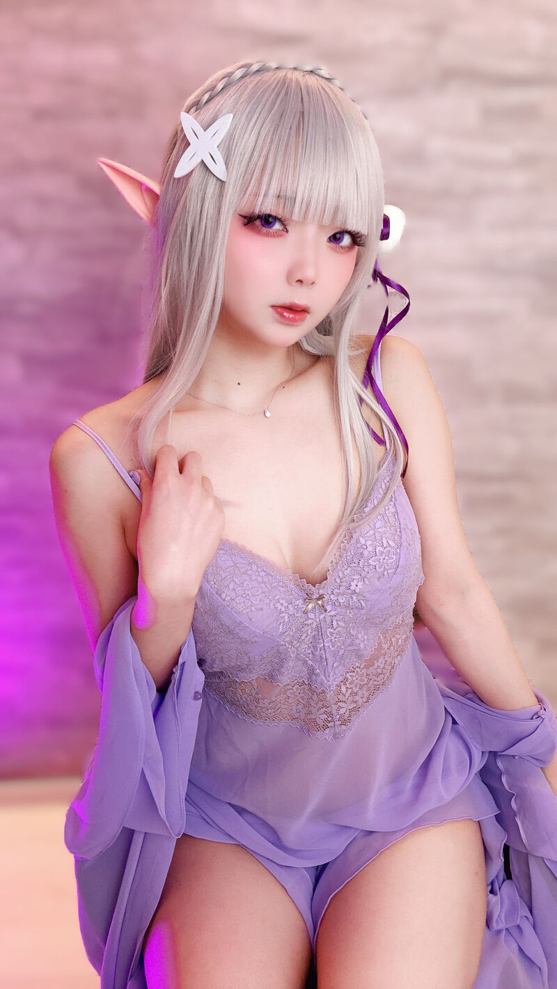 【リゼ エミ◯ア】夜はこれからよ💜-erohere93.jpg