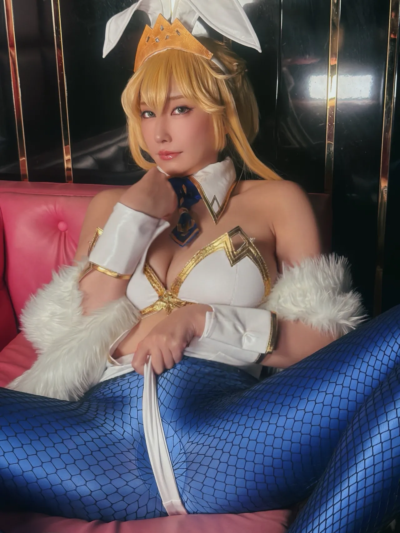 【リバイバル】FGO🃏えっちなバニ上の人🩷2回戦目💙【テカタイ＋網バニーガールっていいよな】