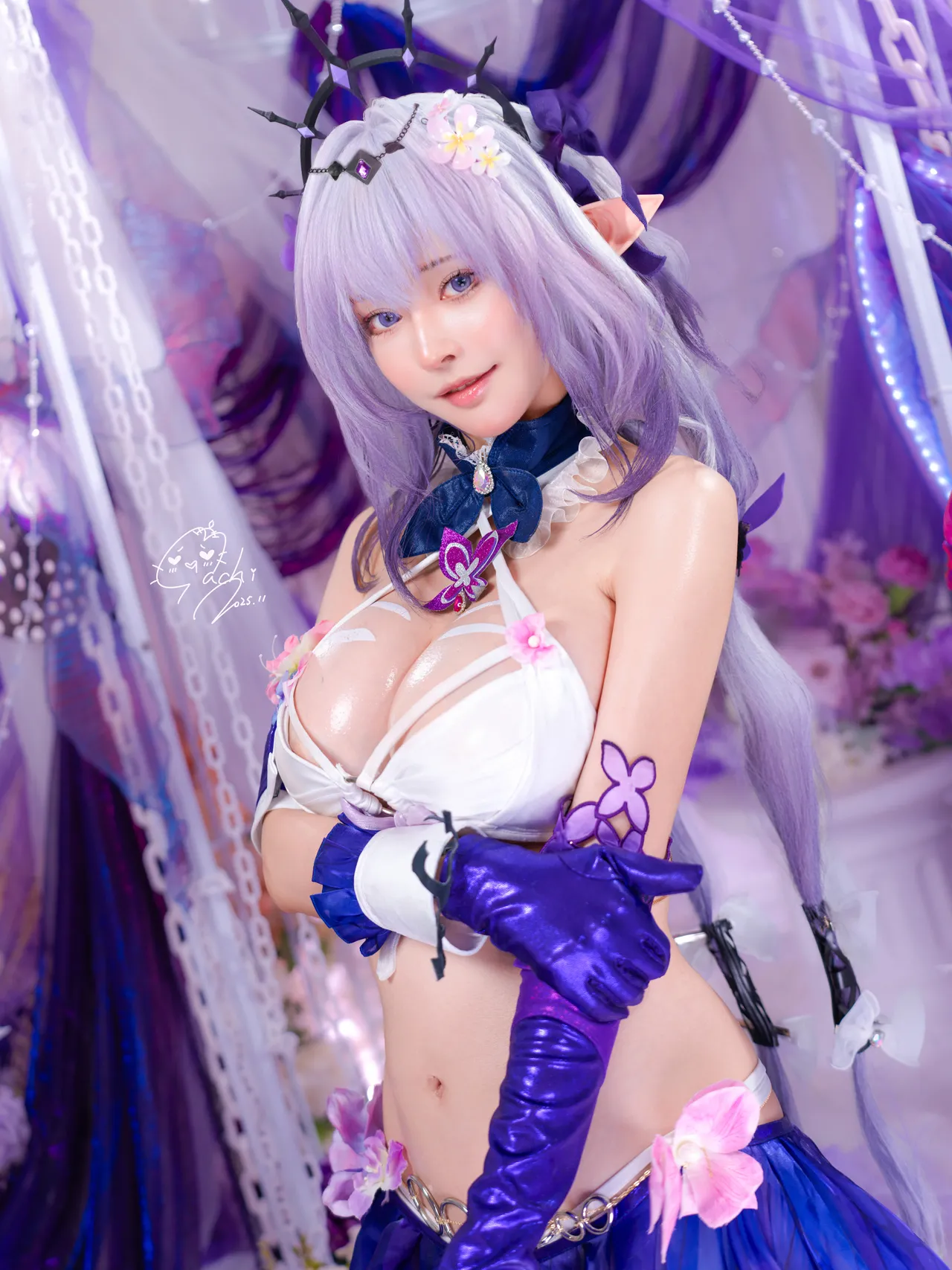 【Machi馬吉 】💜キャストリス水着💜聖女の裏の危ない姿💜第一弾-erohere15.webp