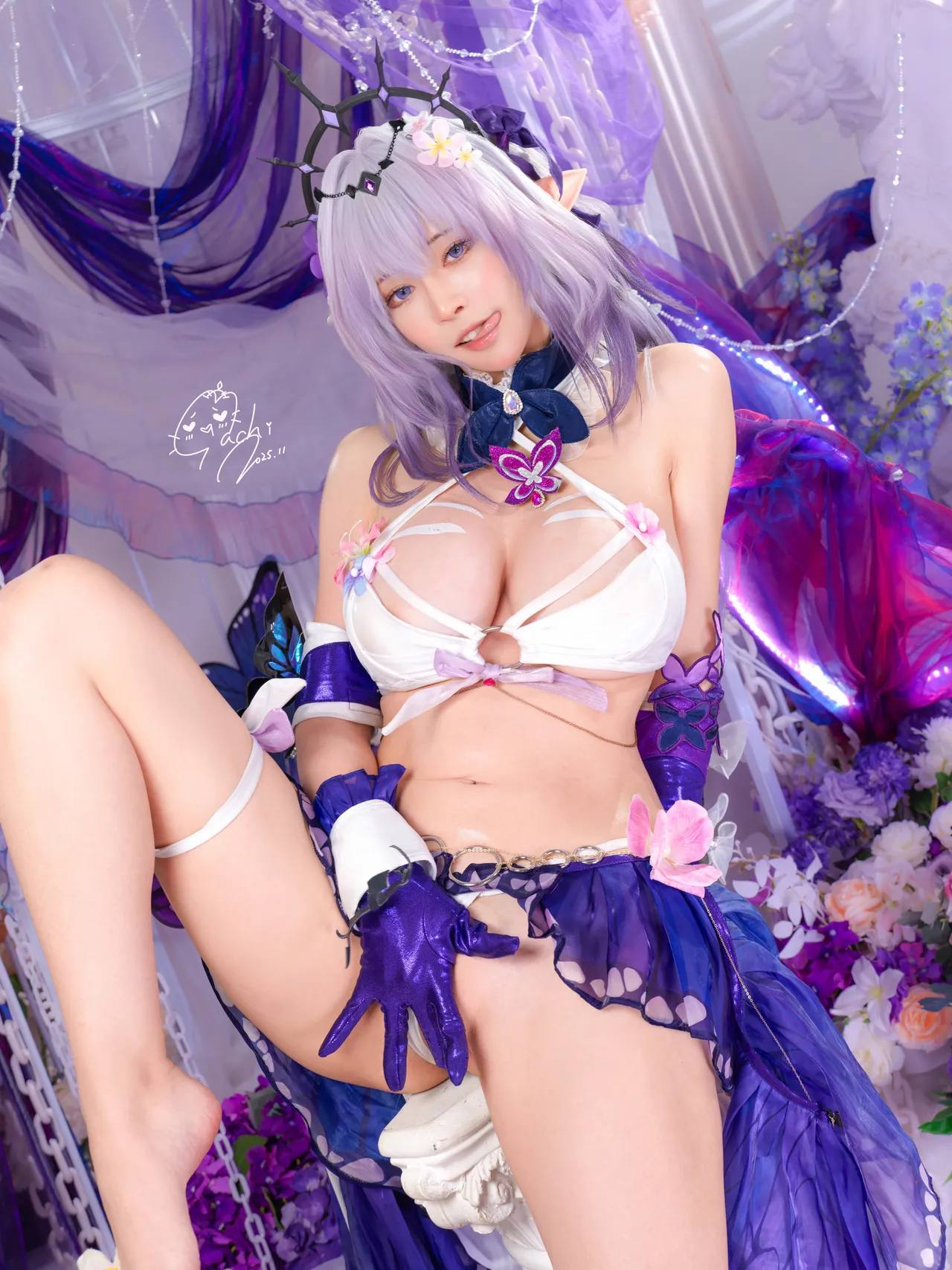 【Machi馬吉 】💜キャストリス水着💜聖女の裏の危ない姿💜第一弾-erohere33.webp
