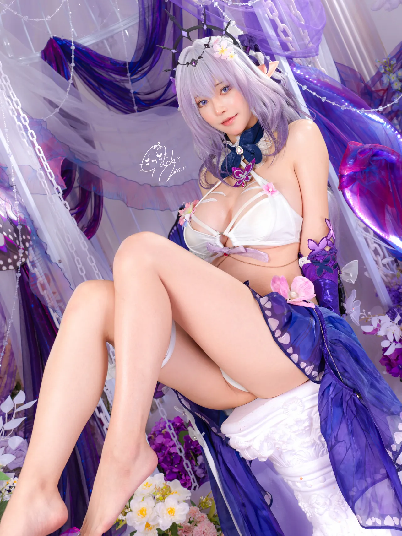 【Machi馬吉 】💜キャストリス水着💜聖女の裏の危ない姿💜第一弾-erohere34.webp