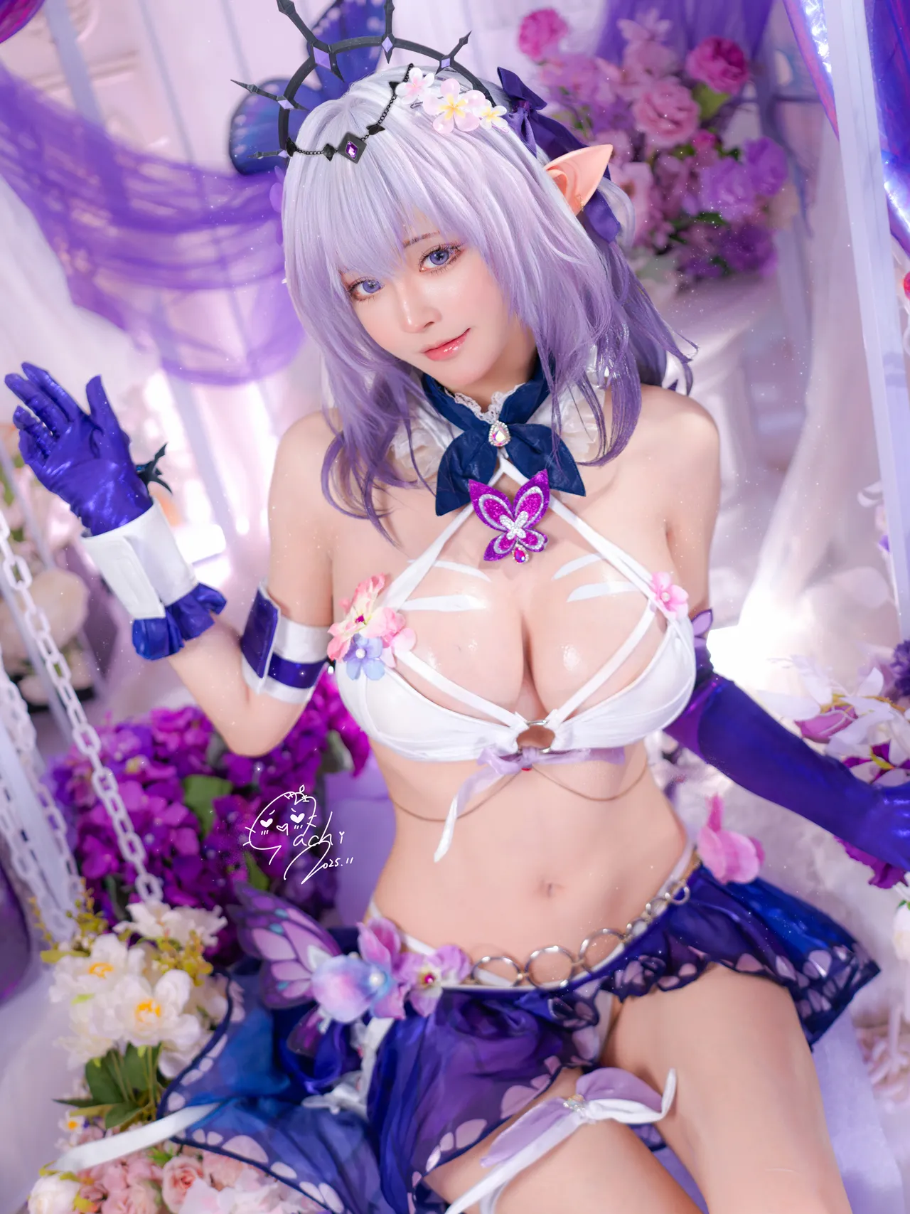 【Machi馬吉 】💜キャストリス水着💜聖女の裏の危ない姿💜第一弾-erohere7.webp