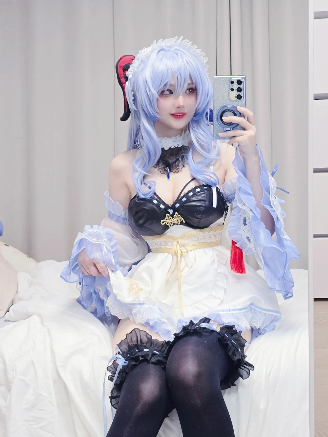 キツネ - Maid Ganyu-erohere14.webp