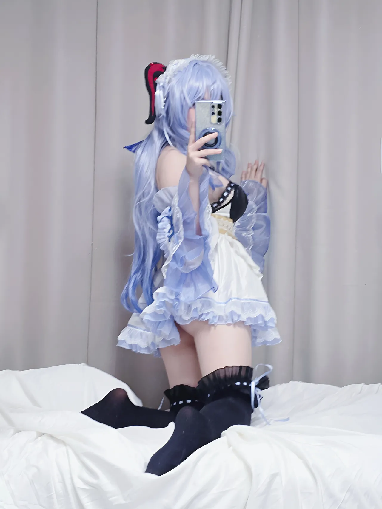 キツネ - Maid Ganyu-erohere15.webp