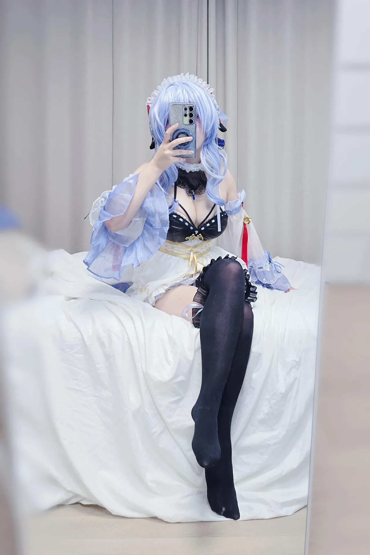 キツネ - Maid Ganyu-erohere16.webp