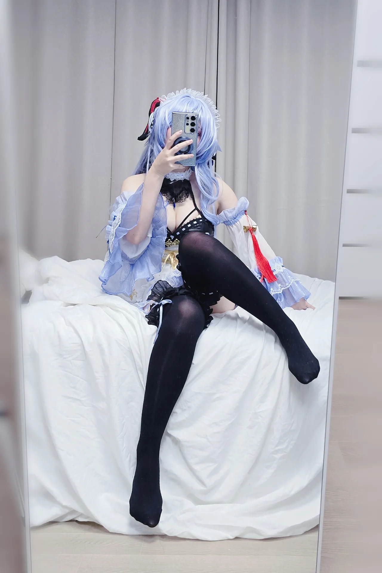 キツネ - Maid Ganyu-erohere17.webp