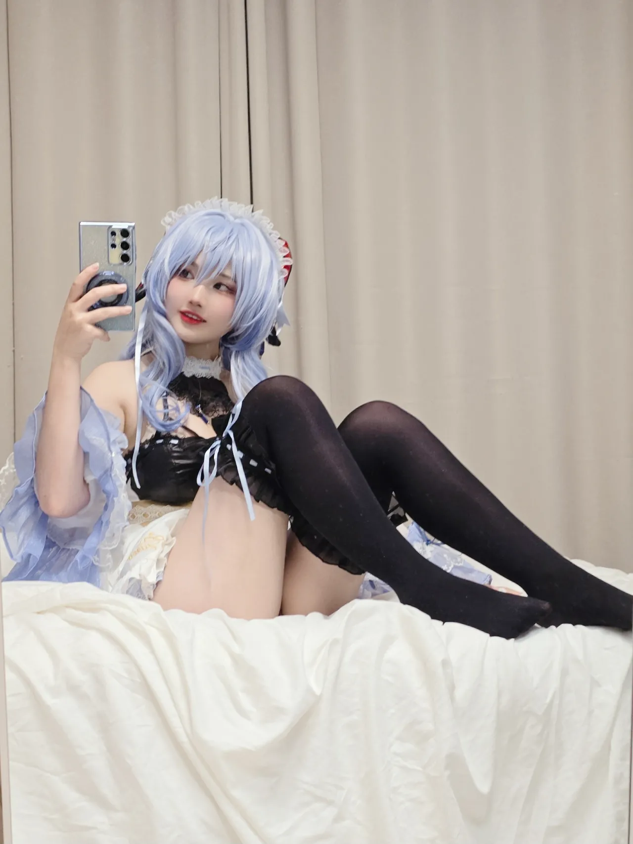 キツネ - Maid Ganyu-erohere20.webp