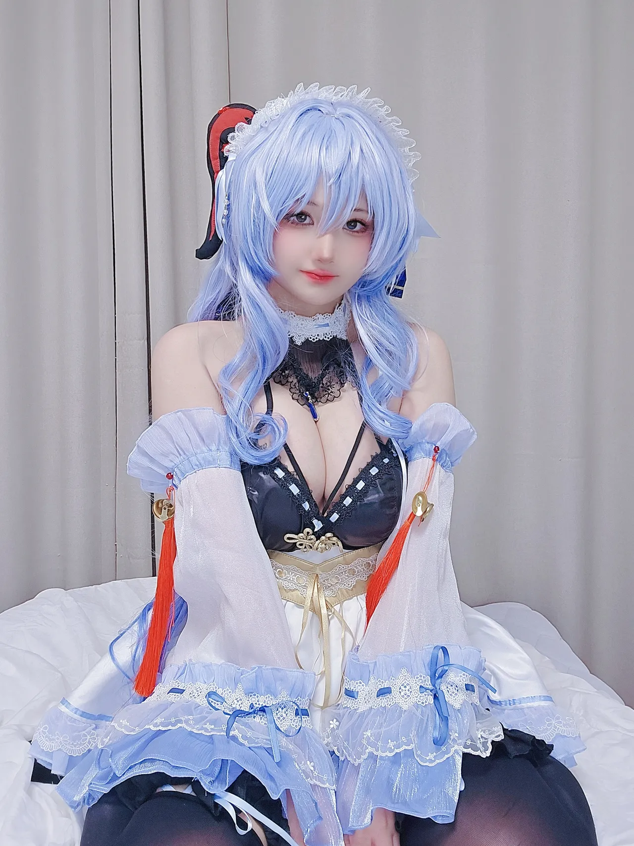 キツネ - Maid Ganyu-erohere4.webp