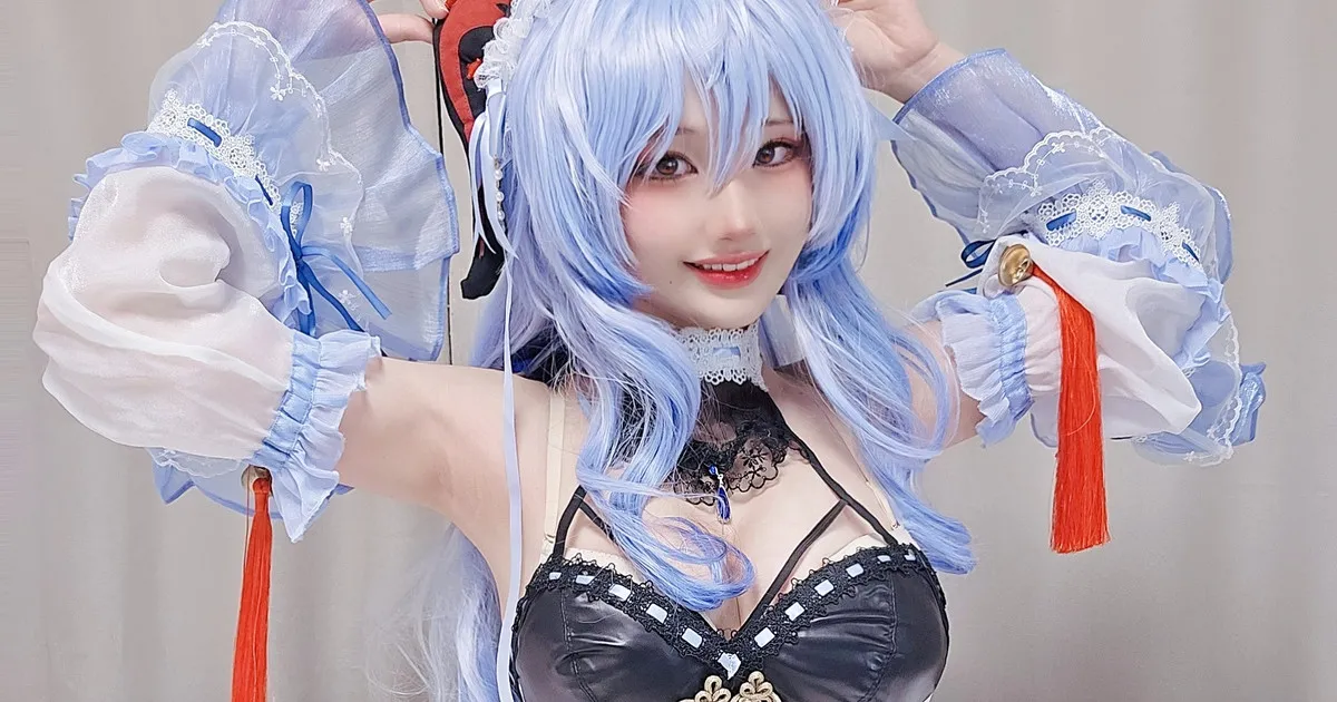 キツネ - Maid Ganyu-erohere5.webp