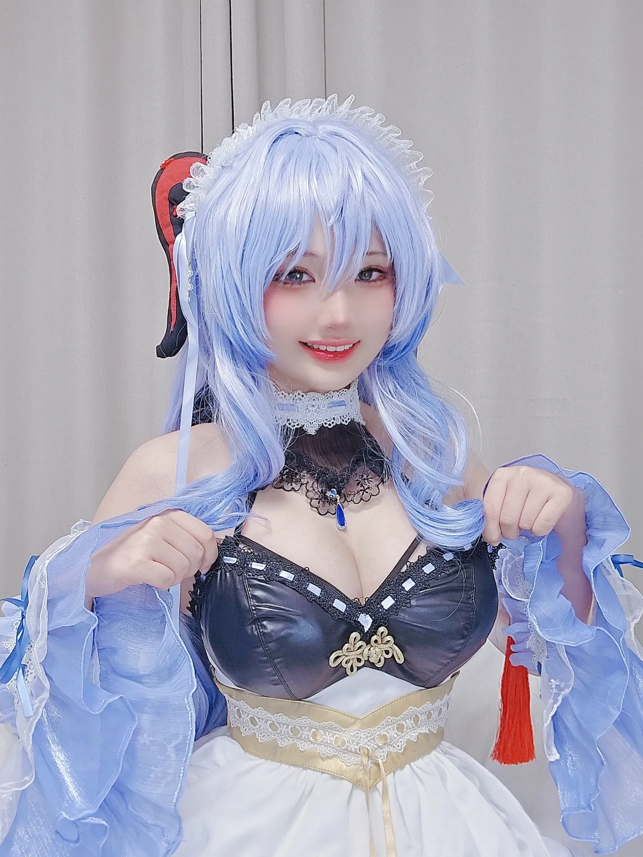 キツネ - Maid Ganyu-erohere6.webp