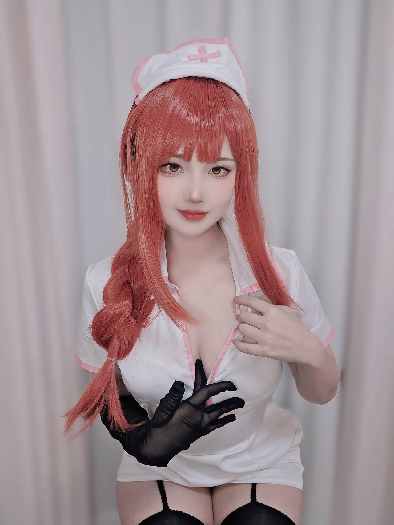 キツネ - Nurse Makima-erohere11.webp