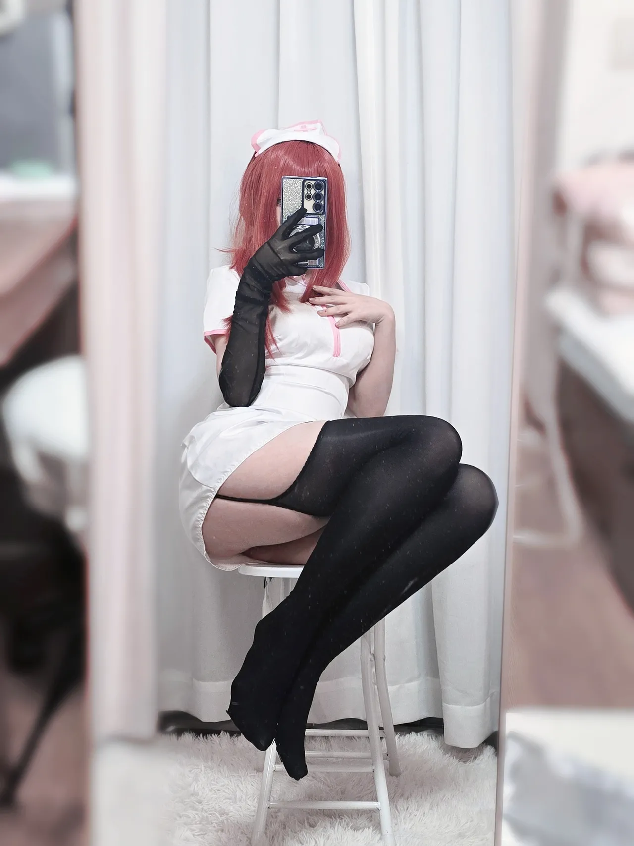 キツネ - Nurse Makima-erohere16.webp
