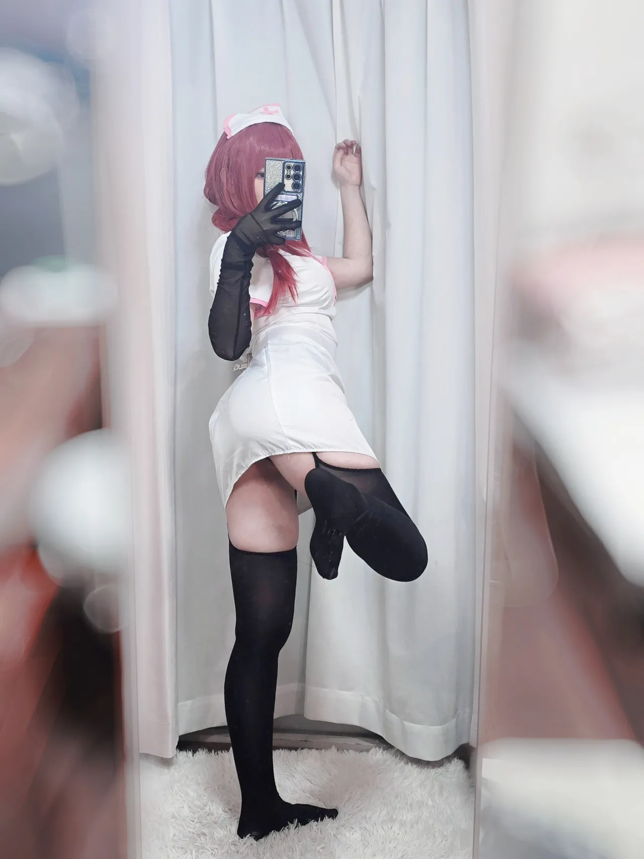 キツネ - Nurse Makima-erohere2.webp