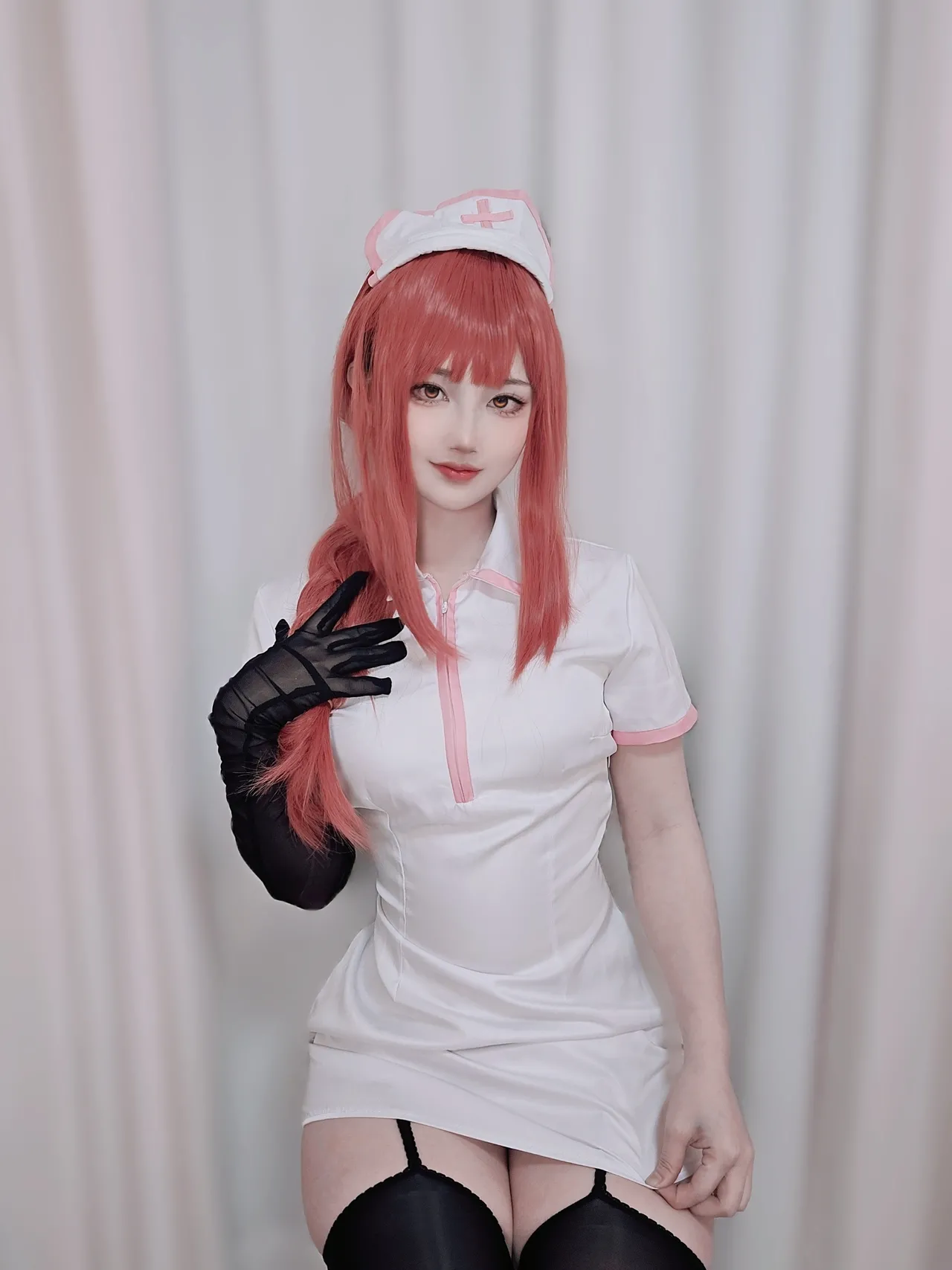 キツネ - Nurse Makima-erohere3.webp
