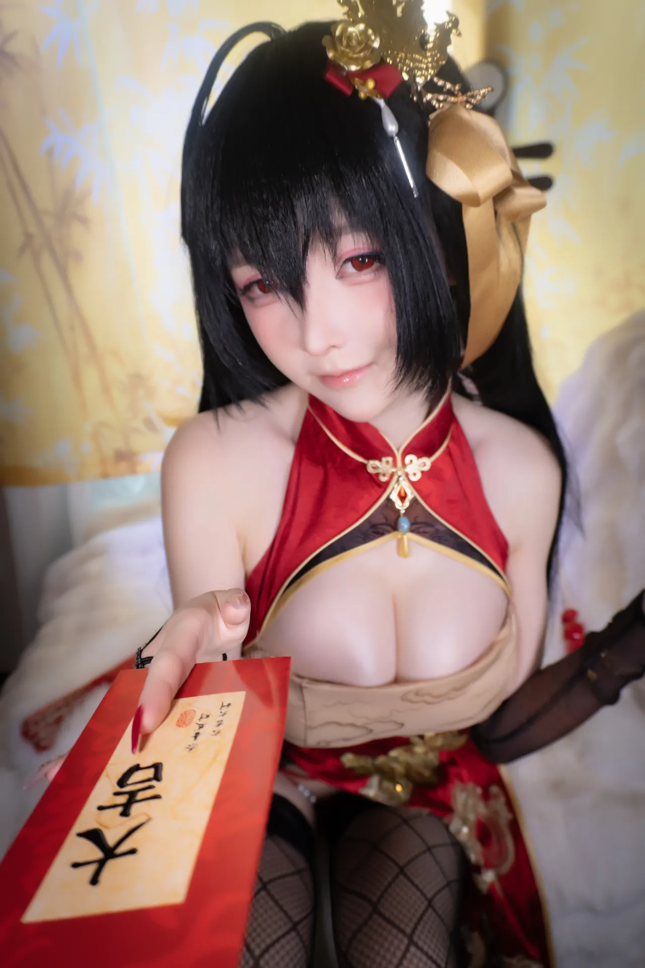 一小央泽 大凤旗袍-erohere12.webp