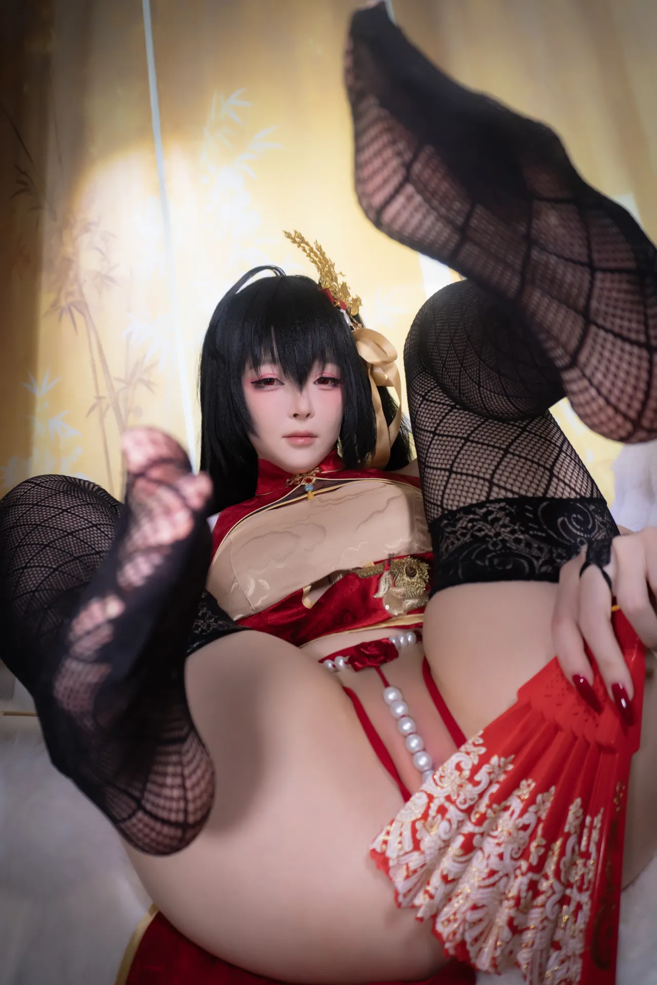 一小央泽 大凤旗袍-erohere19.webp