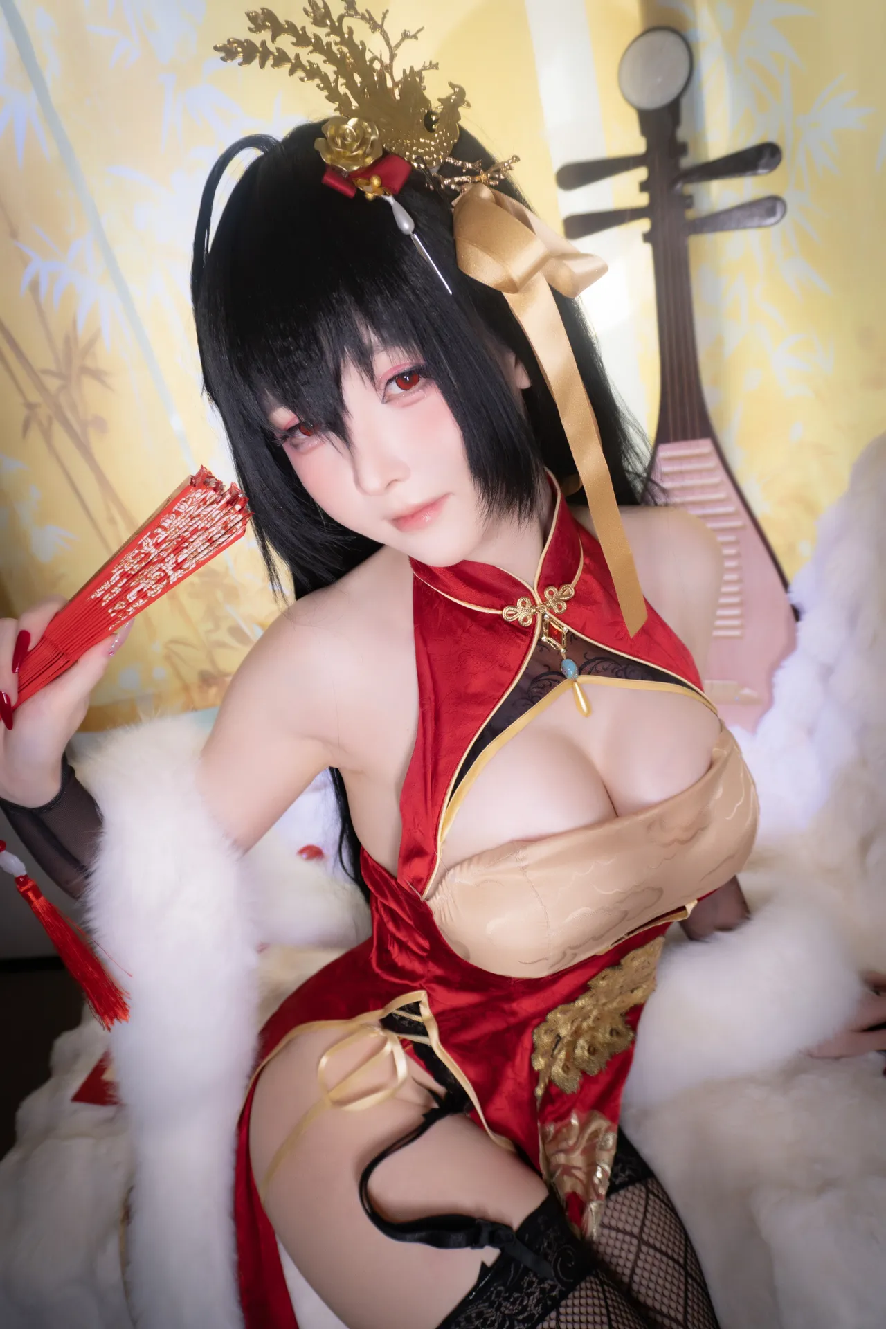 一小央泽 大凤旗袍-erohere23.webp