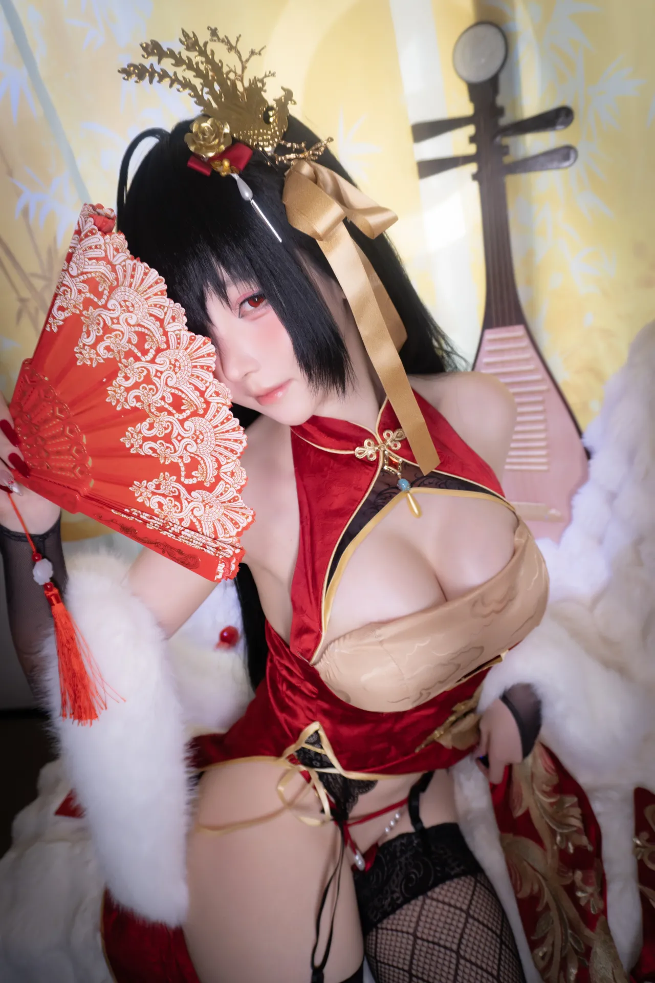一小央泽 大凤旗袍-erohere24.webp