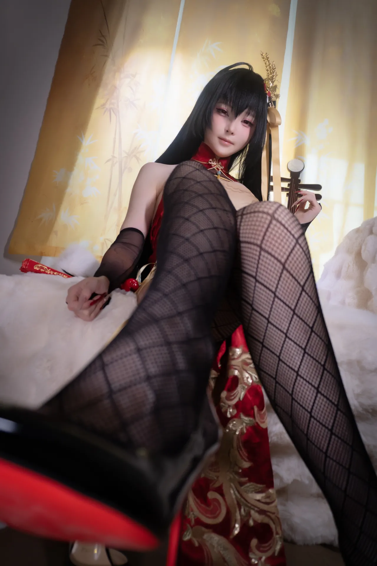 一小央泽 大凤旗袍-erohere31.webp