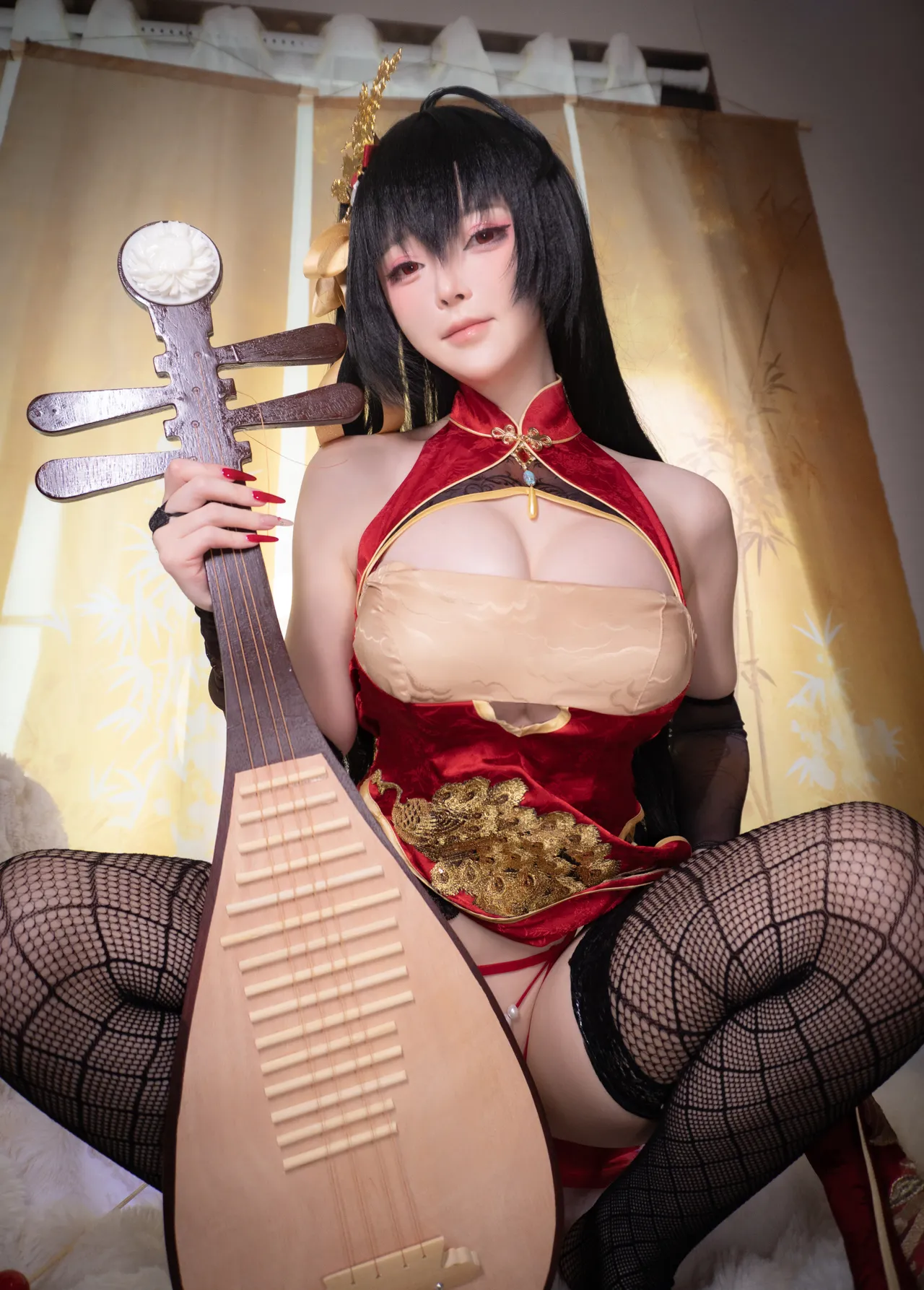 一小央泽 大凤旗袍-erohere33.webp