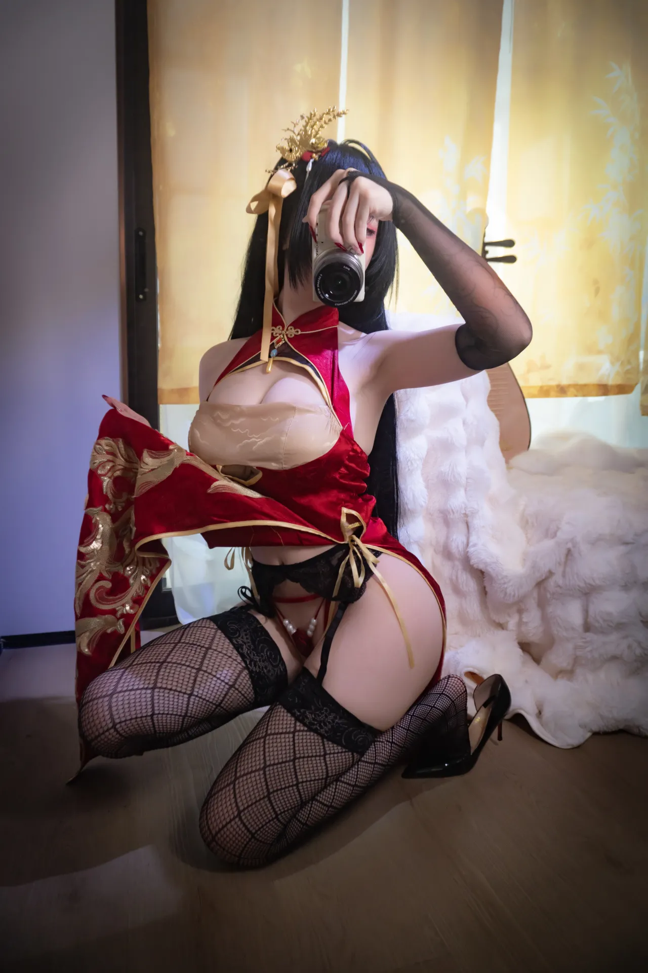 一小央泽 大凤旗袍-erohere48.webp