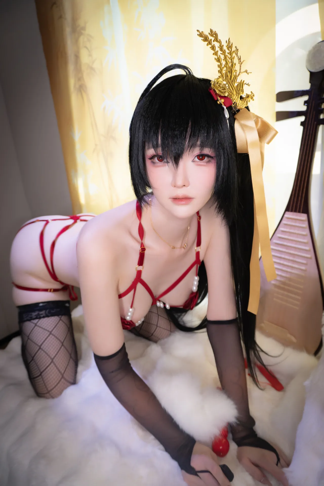 一小央泽 大凤旗袍-erohere5.webp