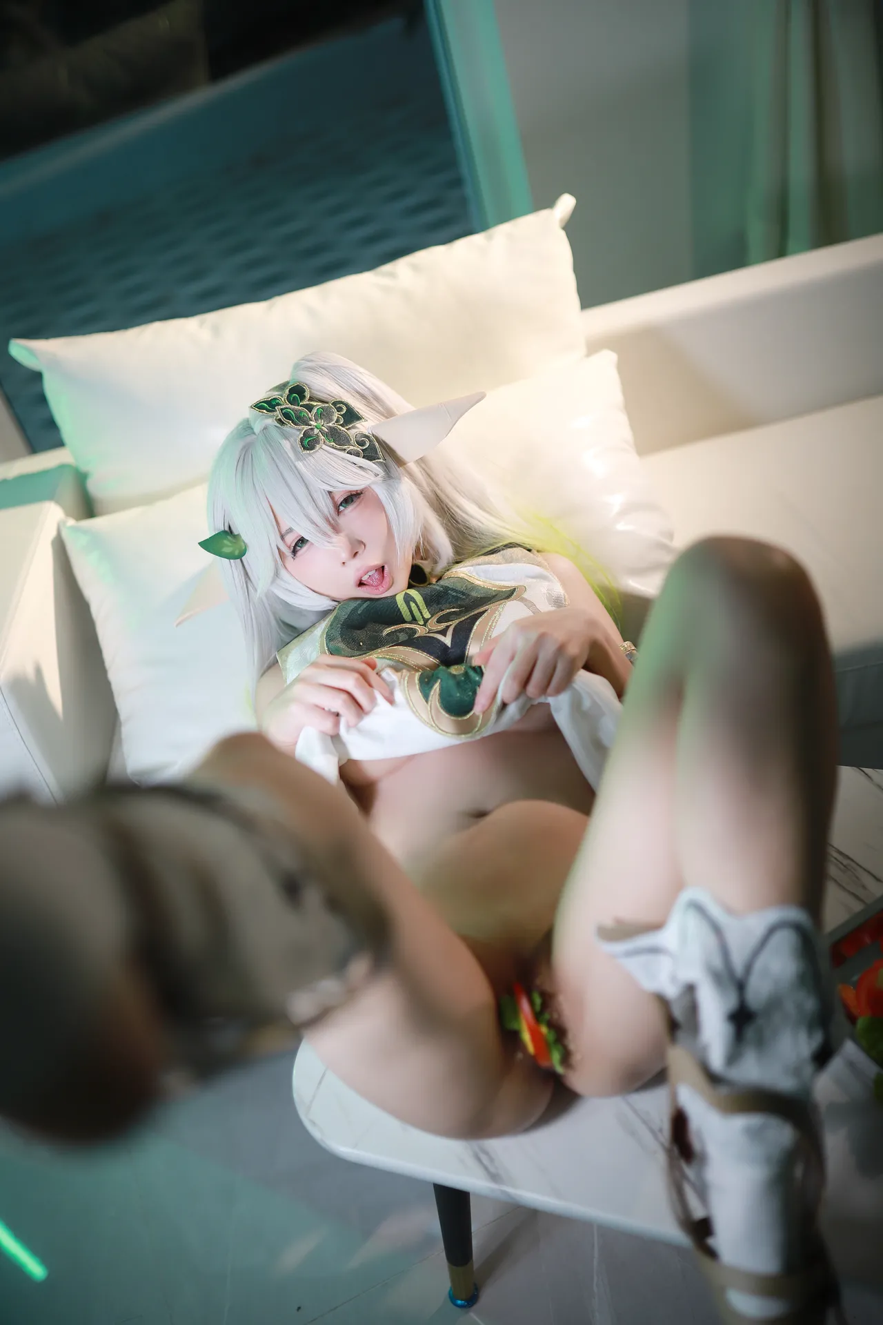 上杉绘梨落 (Uesugi hui Nashi Ochi) cosplay Nahida - Genshin Impact-erohere13.webp