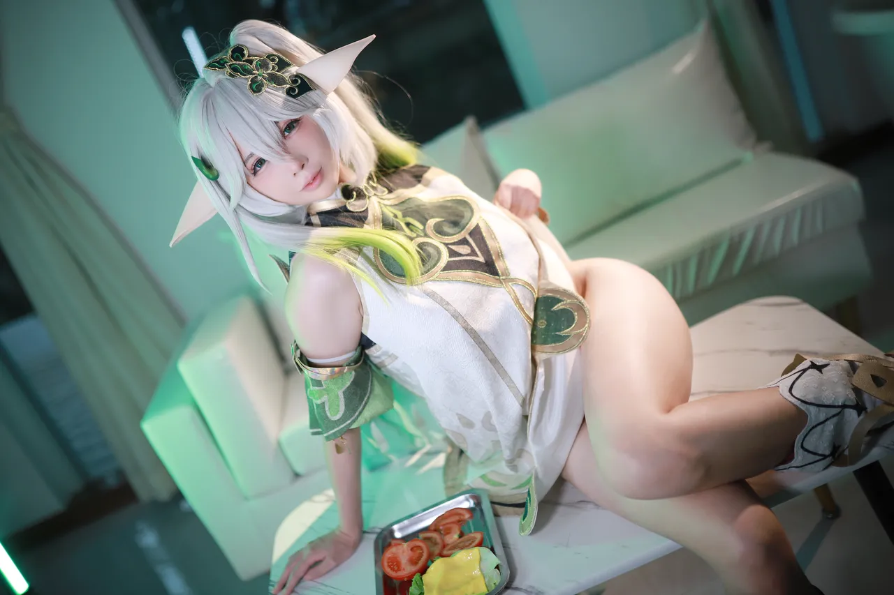 上杉绘梨落 (Uesugi hui Nashi Ochi) cosplay Nahida - Genshin Impact-erohere15.webp