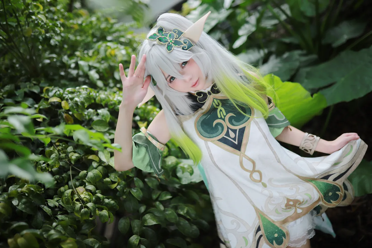 上杉绘梨落 (Uesugi hui Nashi Ochi) cosplay Nahida - Genshin Impact-erohere24.webp