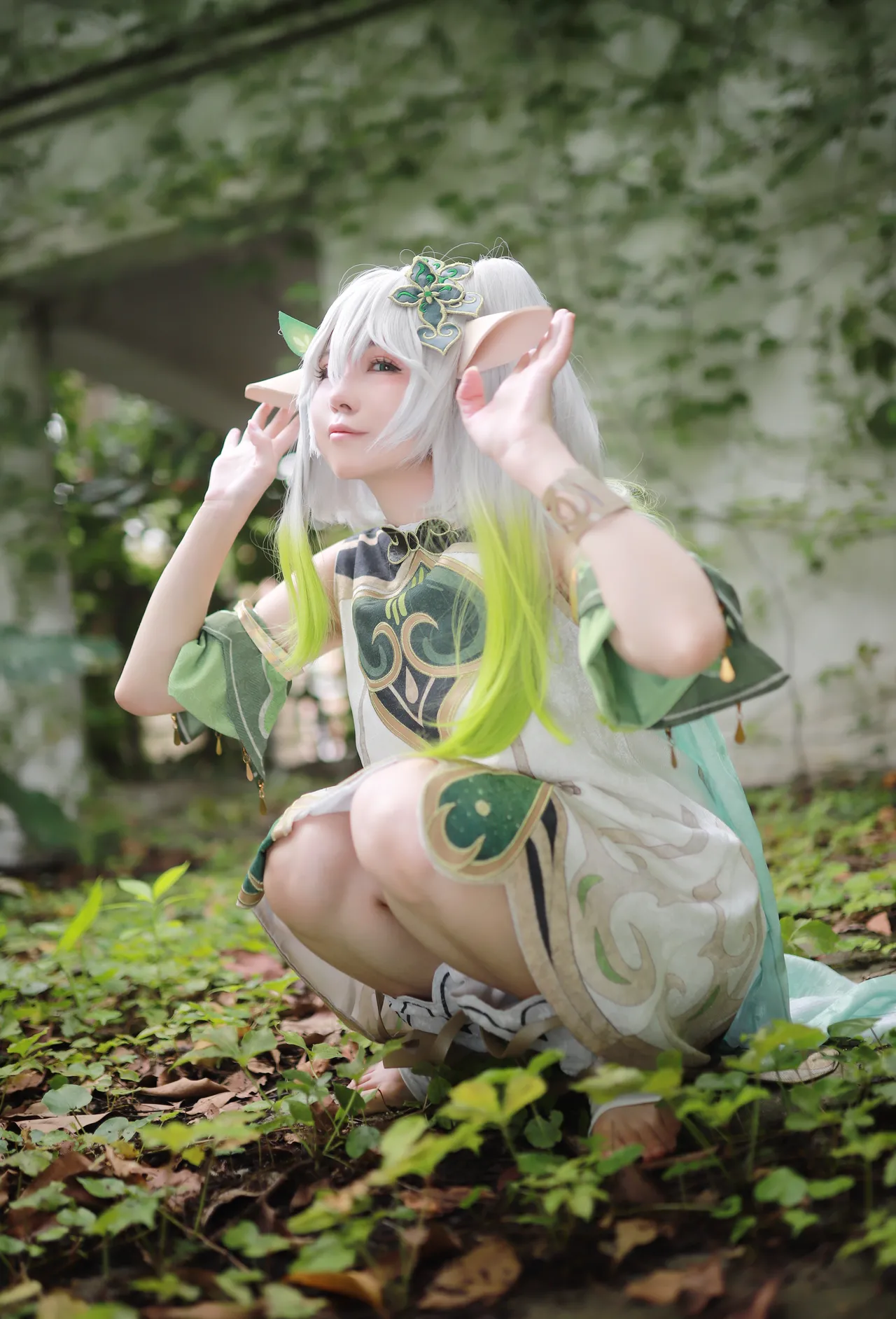 上杉绘梨落 (Uesugi hui Nashi Ochi) cosplay Nahida - Genshin Impact-erohere28.webp