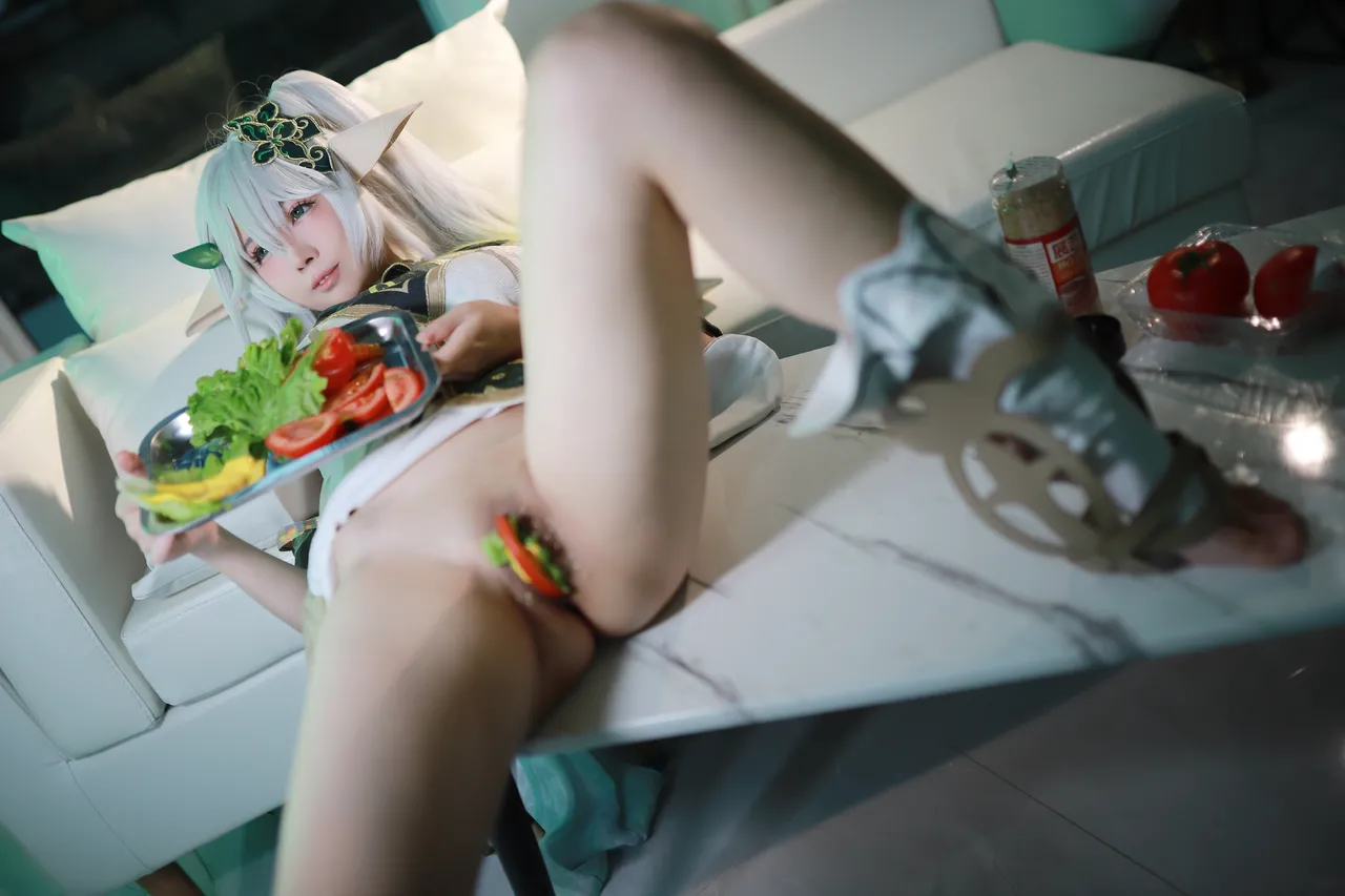 上杉绘梨落 (Uesugi hui Nashi Ochi) cosplay Nahida - Genshin Impact-erohere31.webp
