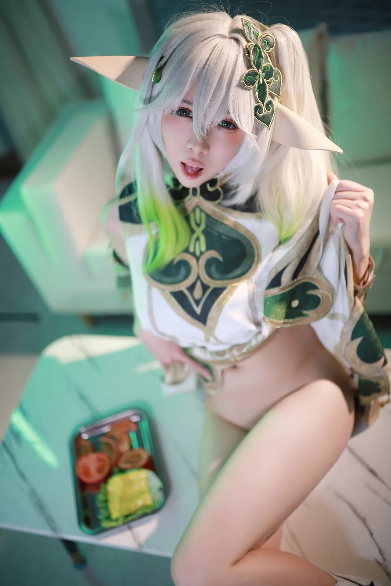 上杉绘梨落 (Uesugi hui Nashi Ochi) cosplay Nahida - Genshin Impact-erohere32.webp