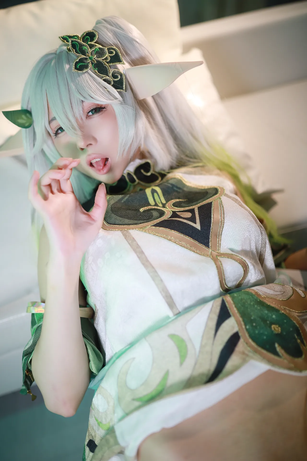 上杉绘梨落 (Uesugi hui Nashi Ochi) cosplay Nahida - Genshin Impact-erohere33.webp