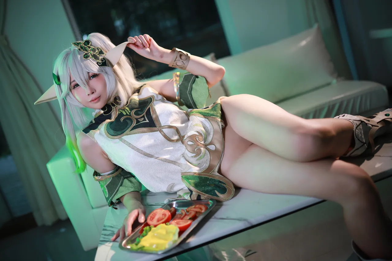 上杉绘梨落 (Uesugi hui Nashi Ochi) cosplay Nahida - Genshin Impact-erohere39.webp