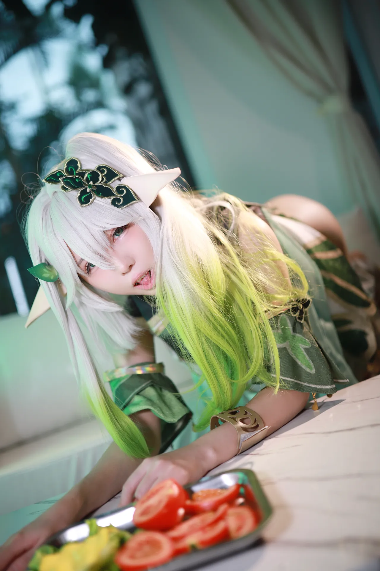 上杉绘梨落 (Uesugi hui Nashi Ochi) cosplay Nahida - Genshin Impact-erohere40.webp