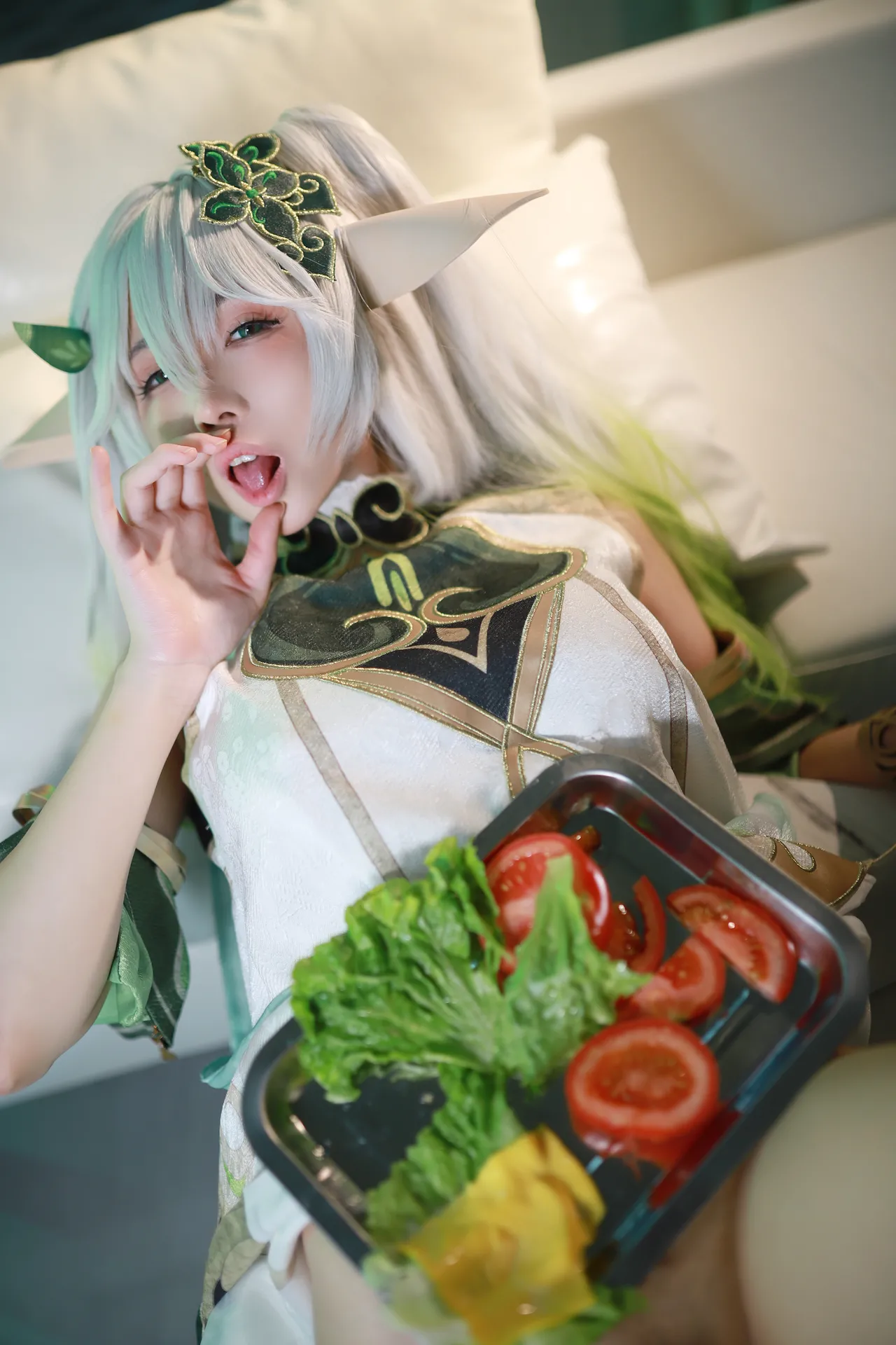 上杉绘梨落 (Uesugi hui Nashi Ochi) cosplay Nahida - Genshin Impact-erohere42.webp