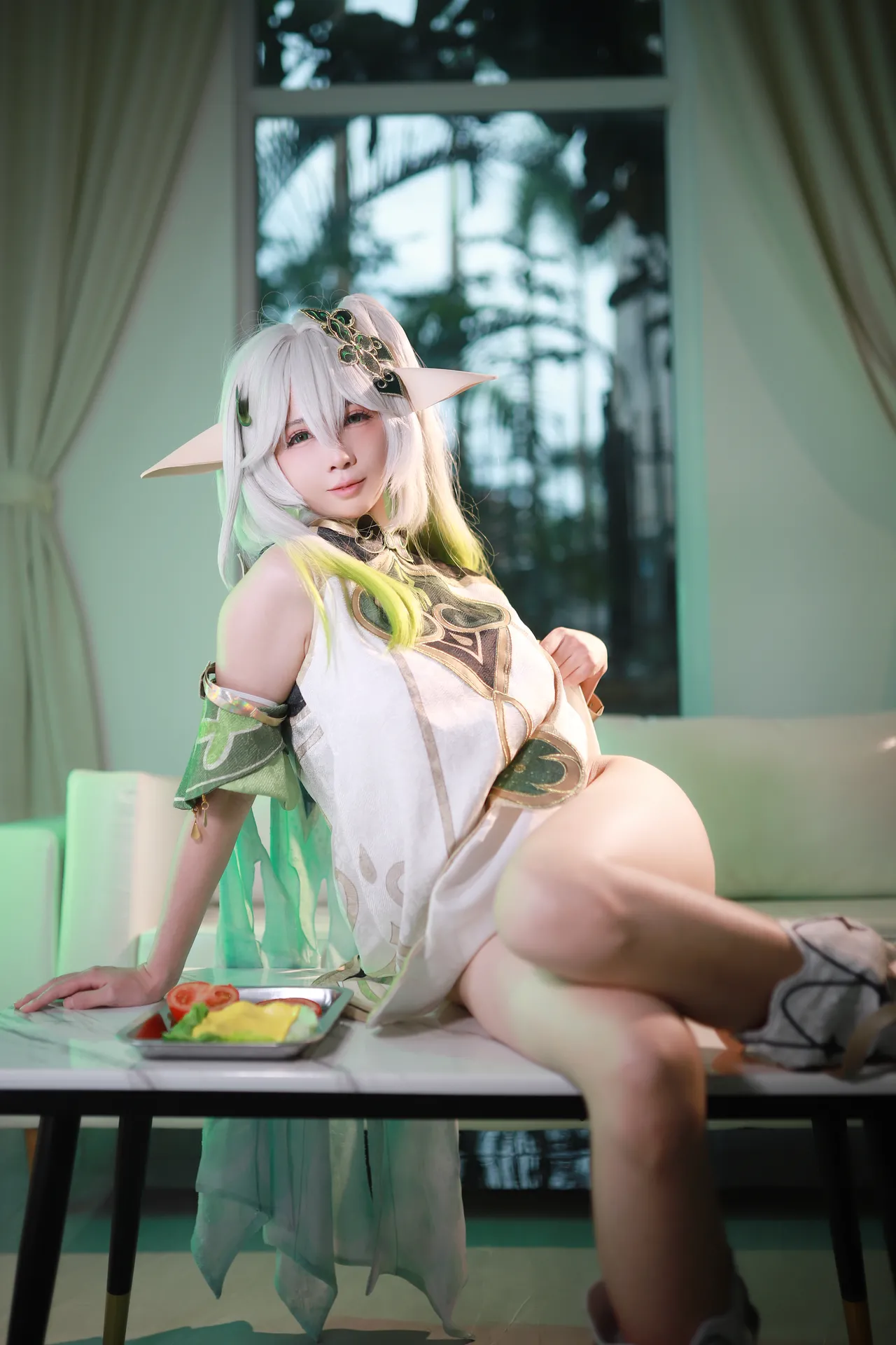 上杉绘梨落 (Uesugi hui Nashi Ochi) cosplay Nahida - Genshin Impact-erohere9.webp