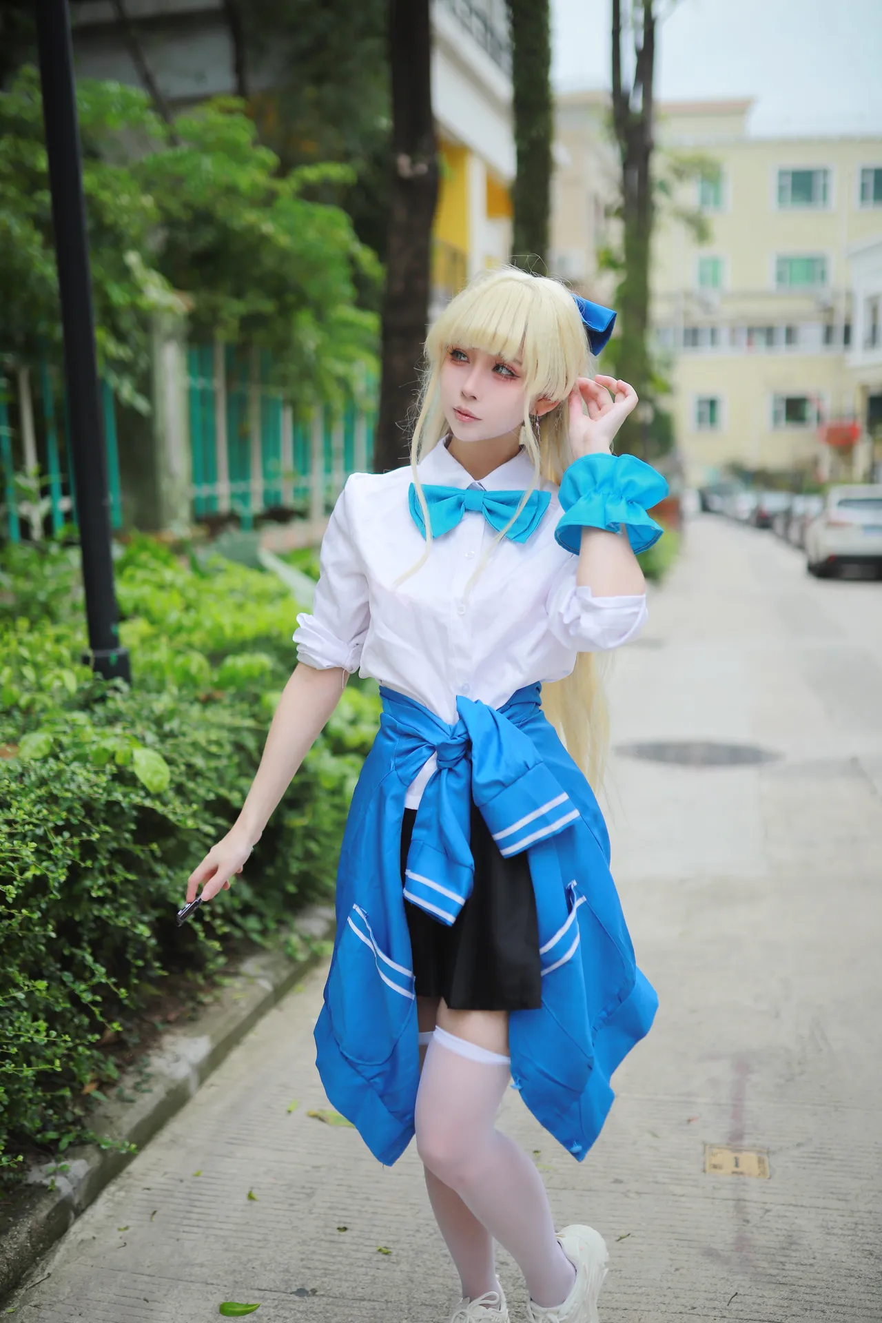 上杉绘梨落 蔚蓝档案 飞鸟马时JK校服 Asuma Toki