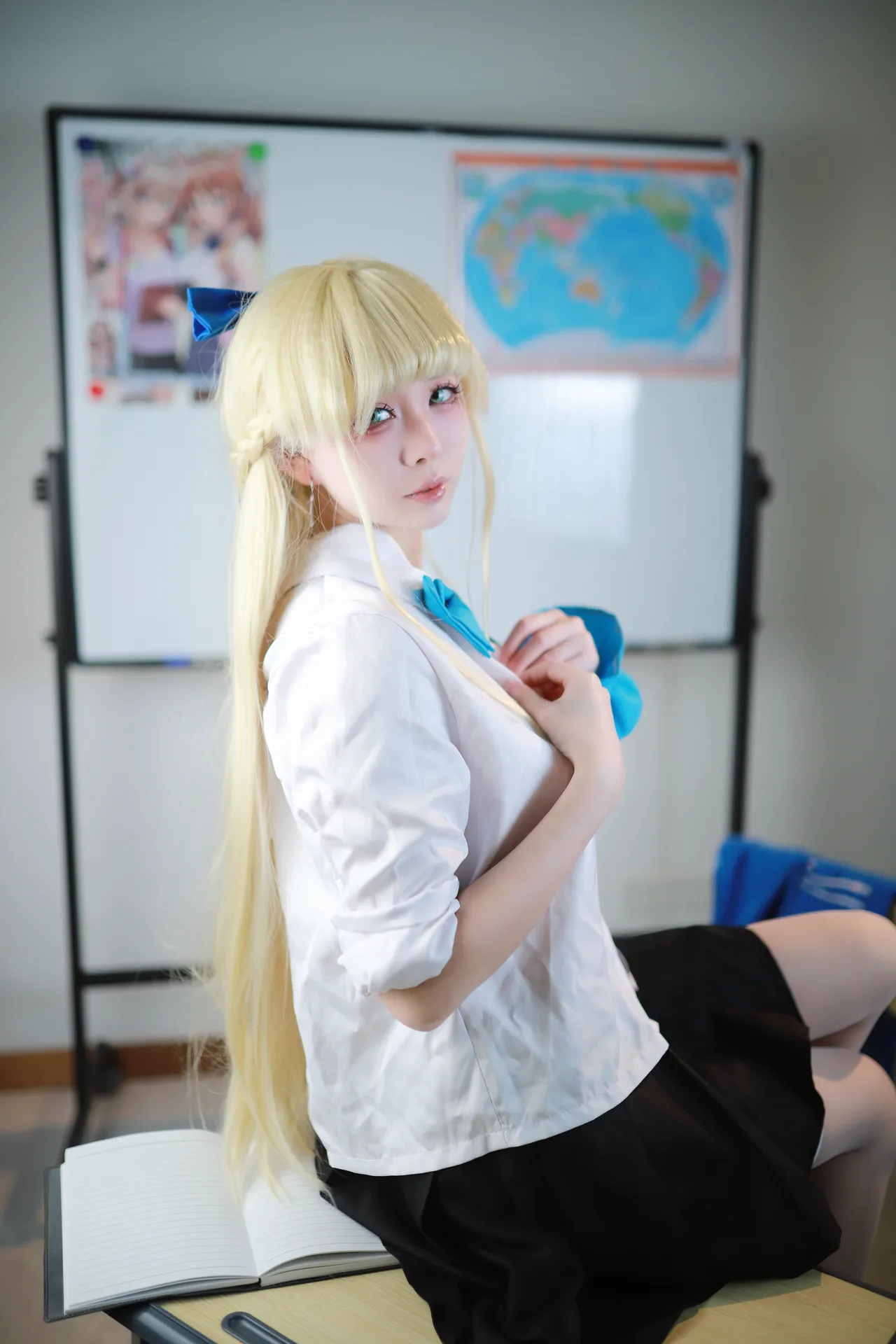 上杉绘梨落 蔚蓝档案 飞鸟马时JK校服 Asuma Toki-erohere18.webp