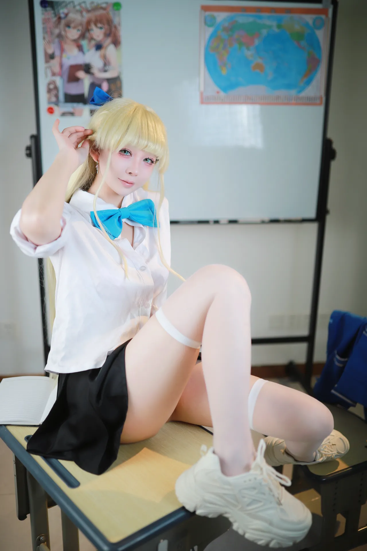上杉绘梨落 蔚蓝档案 飞鸟马时JK校服 Asuma Toki-erohere19.webp