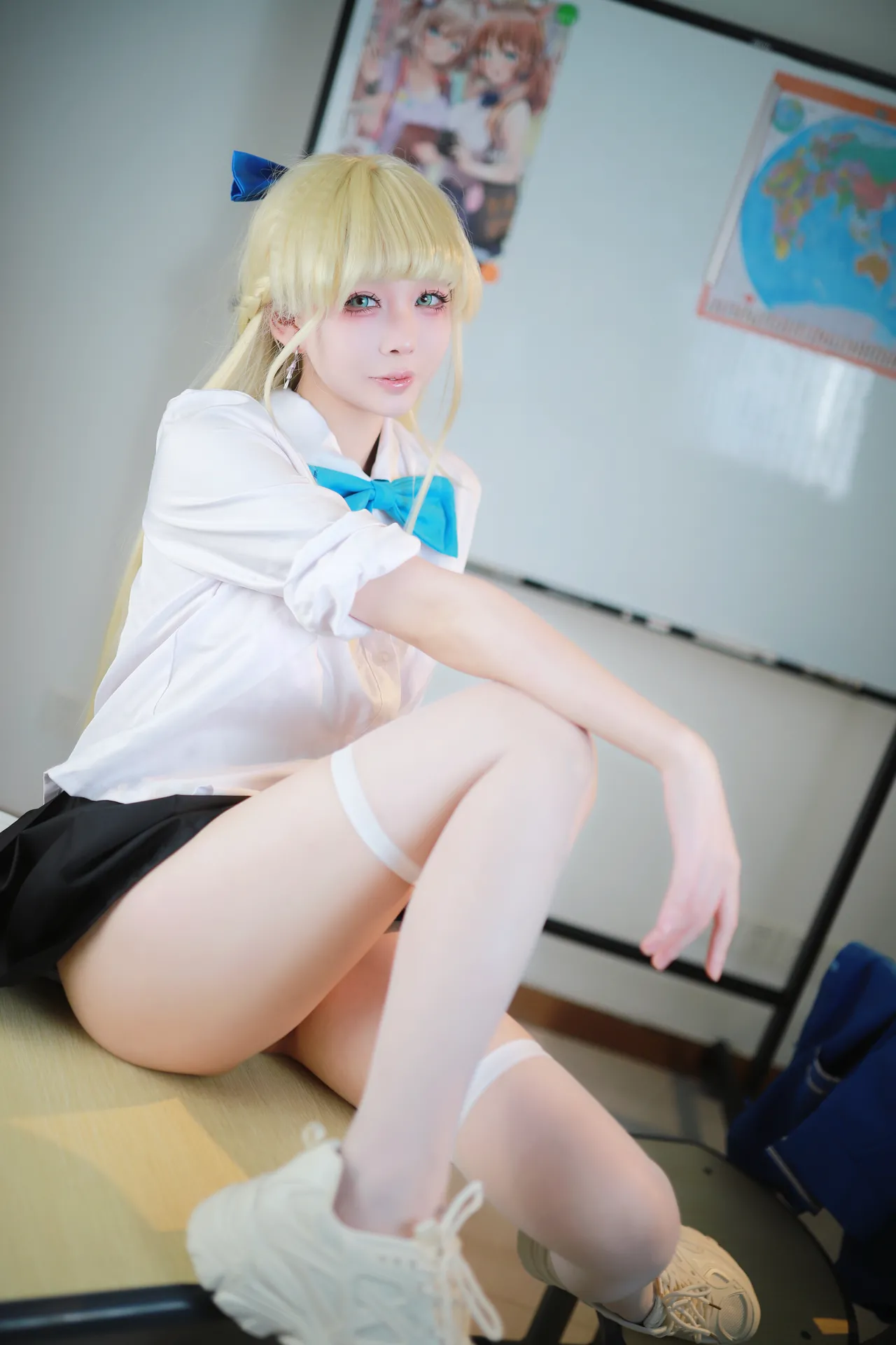 上杉绘梨落 蔚蓝档案 飞鸟马时JK校服 Asuma Toki-erohere20.webp